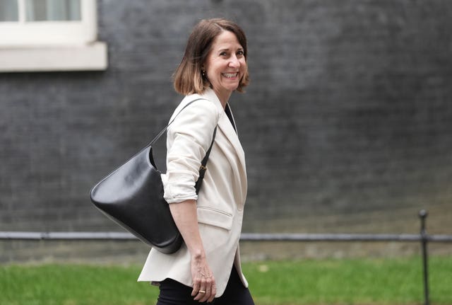 Liz Kendall walking in Downing Street