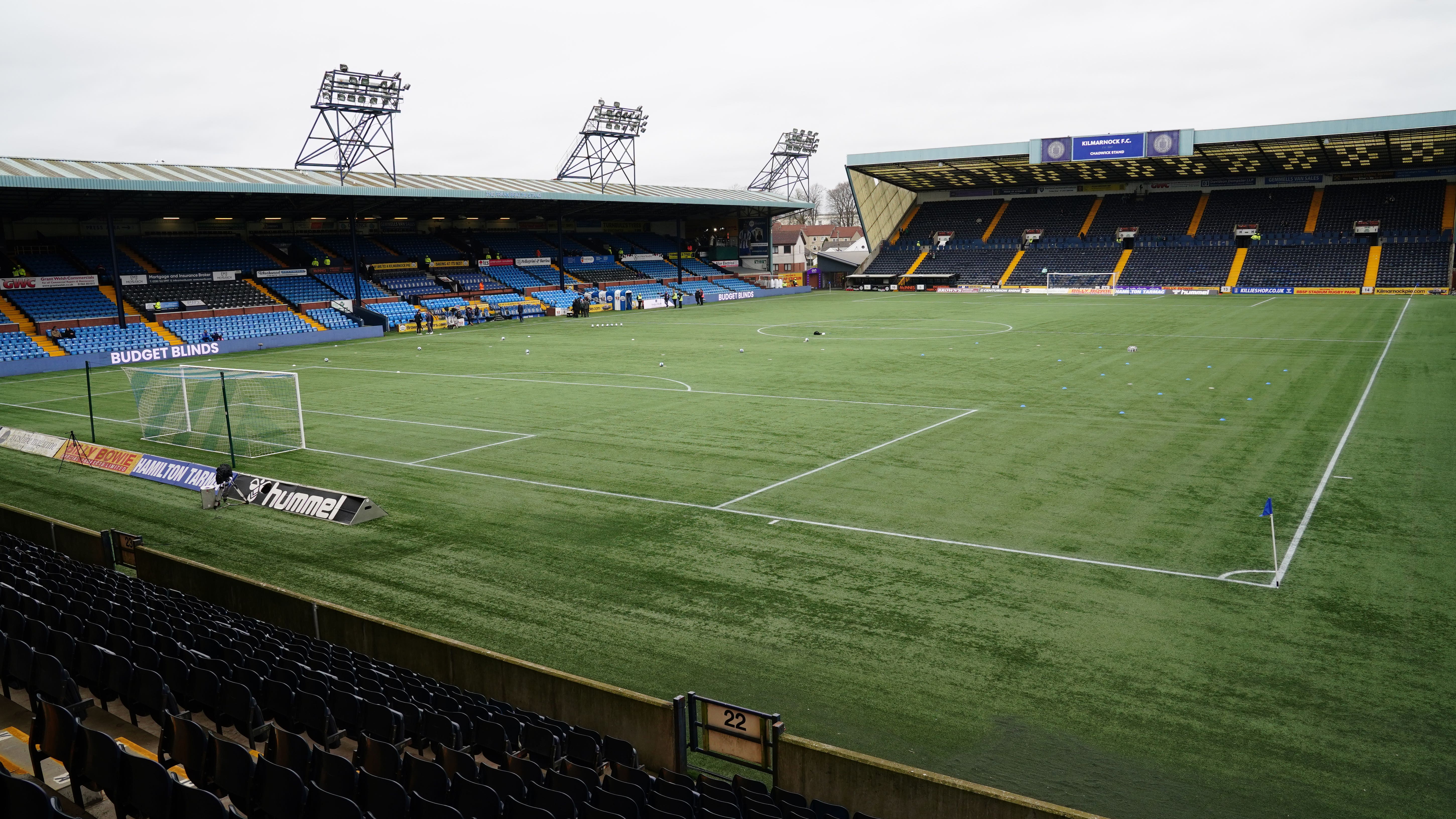 Kilmarnock hosted Hearts (Jane Barlow/PA)
