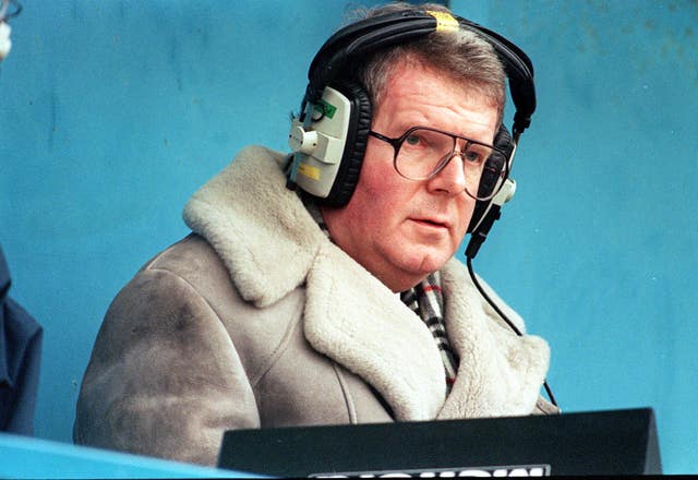 Former BBC football commentator John Motson
