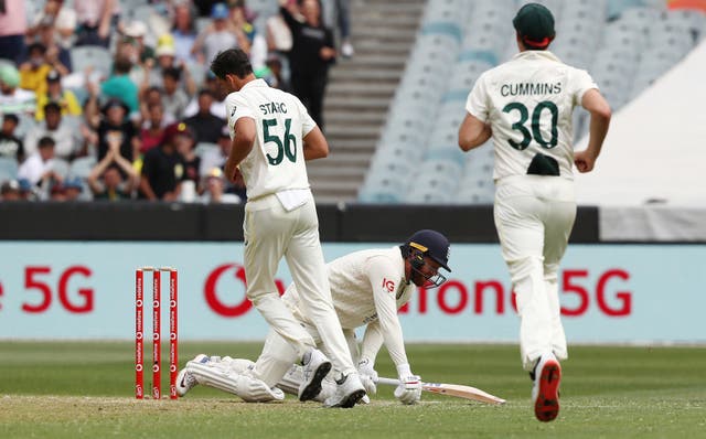 Jonny Bairstow and England were on their knees after a chastening opening day at the MCG 