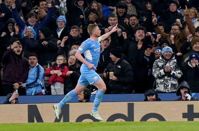 Kevin De Bruyne's goal separated the sides in Manchester