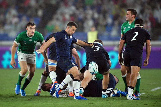 Laidlaw was unable to help Scotland get off to a winning start against Ireland 