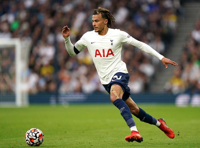 Dele Alli in action for Tottenham