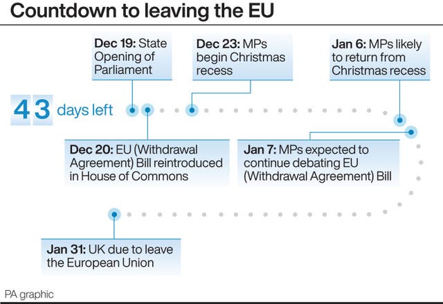 Countdown to leaving the EU