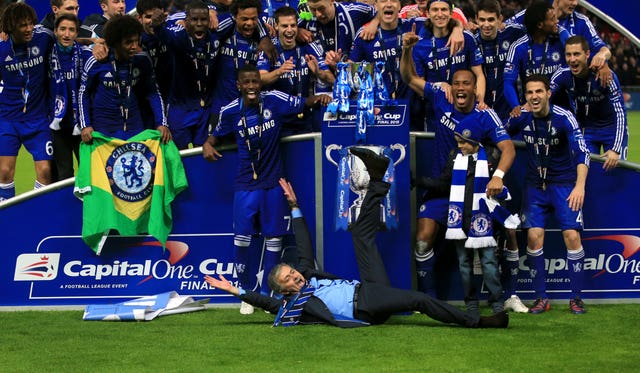 Mourinho led Chelsea to League Cup success in 2015 