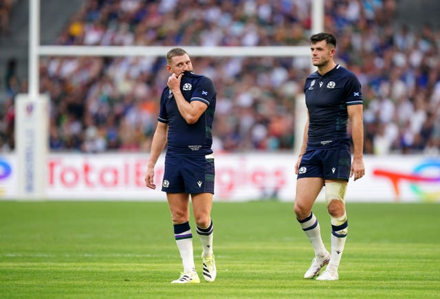 Finn Russell and Blair Kinghorn