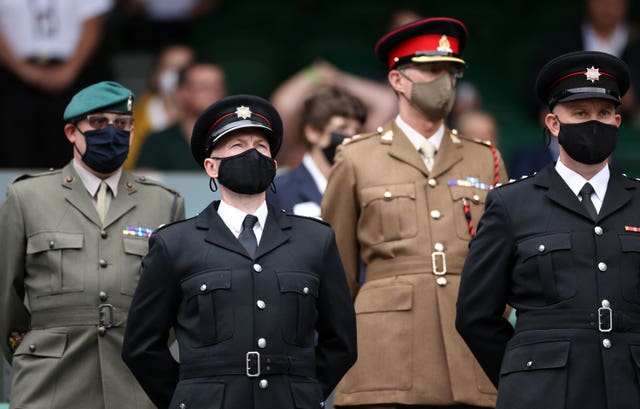 Wimbledon Armed Forces volunteers
