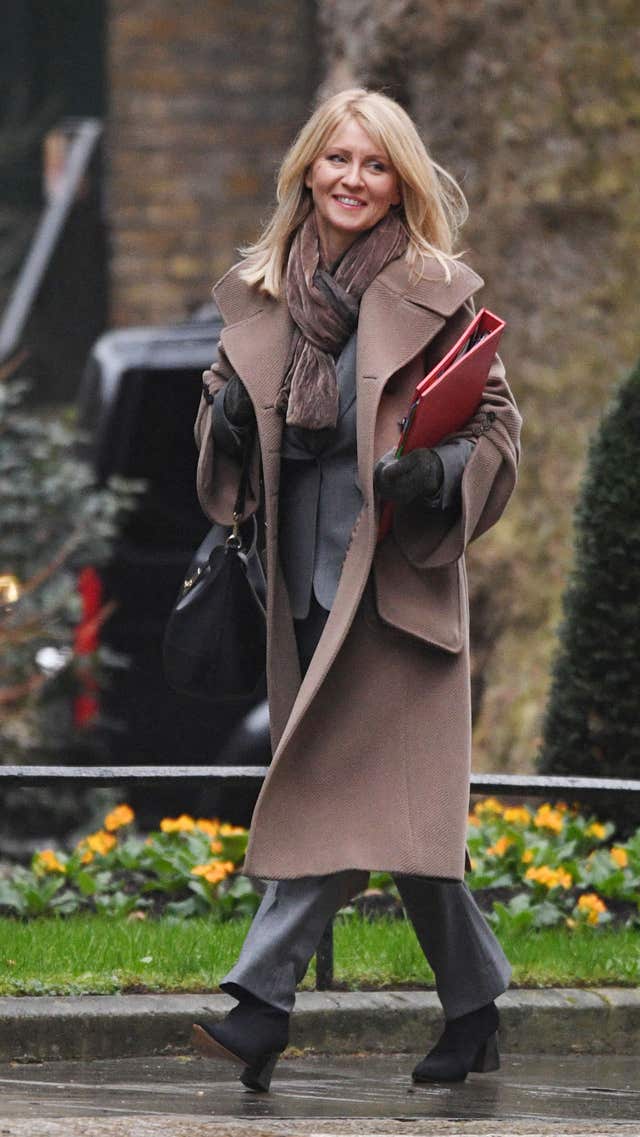 Work and Pensions Secretary Esther McVey arriving at 10 Downing Street, London, for a Cabinet meeting.