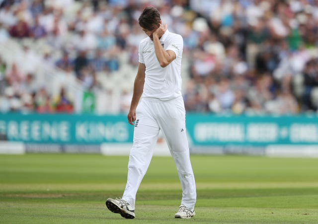 Finn had to remodel his run-up because of a peculiar habit of knocking off the bails at the non-striker's end in his delivery stride (Nick Potts/PA) 