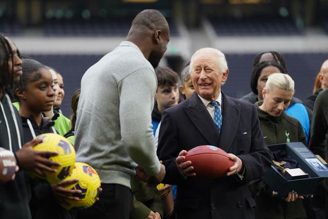 Royal visit to Tottenham Hotspur Stadium