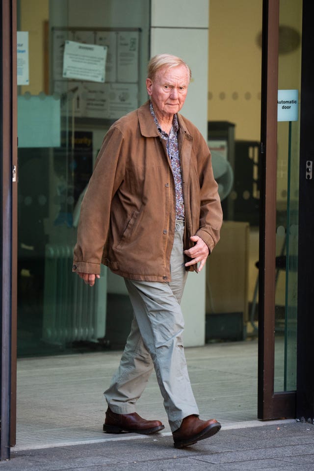 Former Nasa scientist John Burford leaves Westminster Magistrates’ Court in London