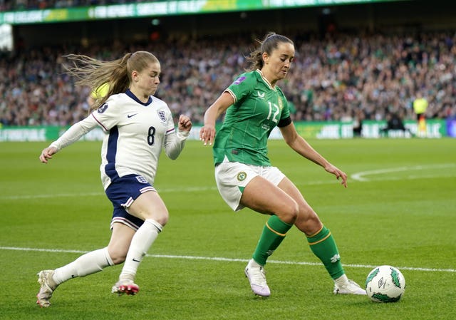Park (left) in action for England this month (Niall Carson/PA)
