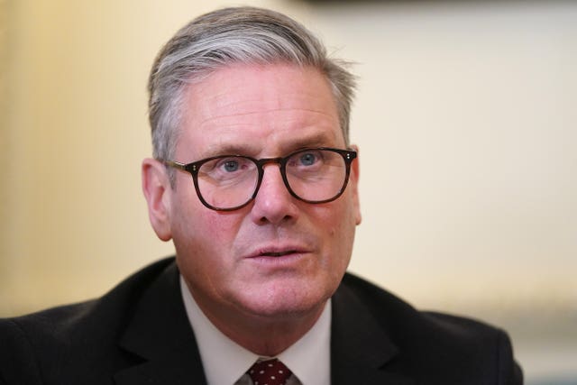 Prime Minister Sir Keir Starmer during a reception he is hosting to mark Holocaust Memorial Day at 10 Downing Street, central London