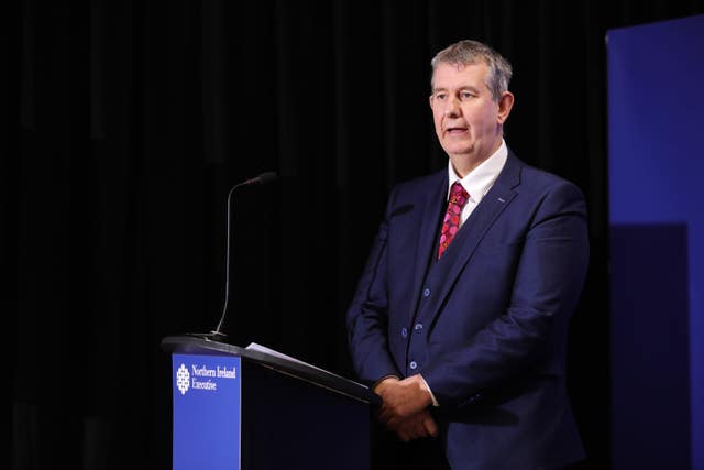 Stormont Agriculture Minister Edwin Poots