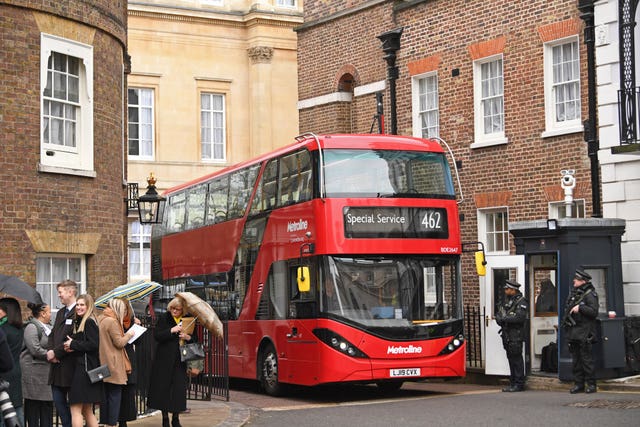 Royal visit to London Transport Museum