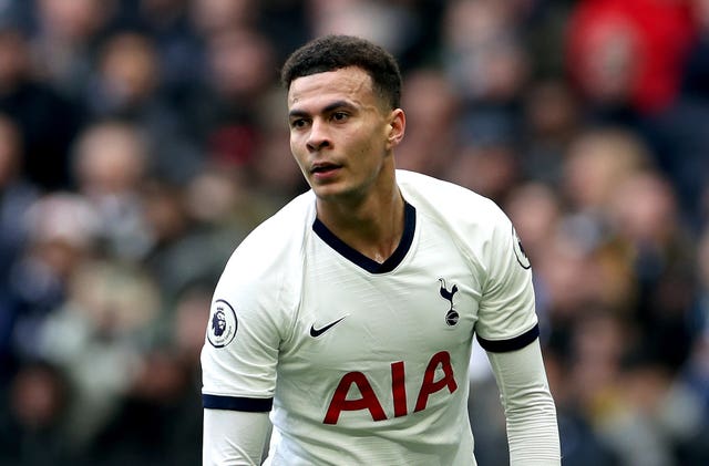 Dele Alli's penalty earned Tottenham a point at Burnley (Bradley Collyer/PA).