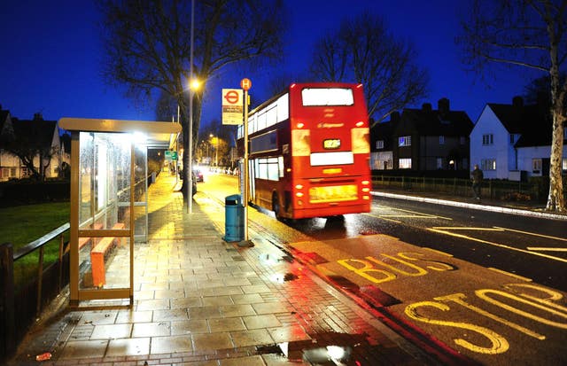 A general view of the bus stop in Eltham, south east London, where teenager Stephen Lawrence was attacked (Ian West/PA)