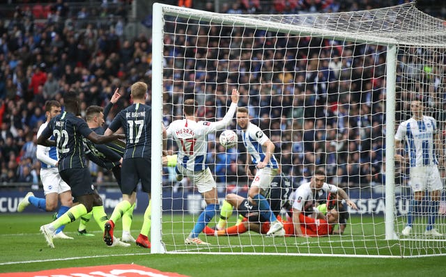 De Bruyne felt Brighton only had one real chance in the FA Cup semi-final