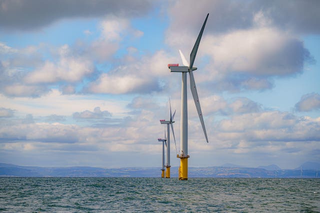 The Gwynt y Mor offshore wind farm