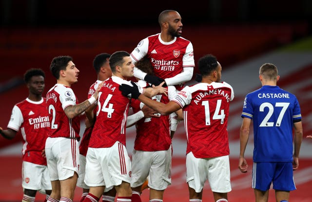 Lacazette thought he had put Arsenal ahead early on but the celebrations proved premature.