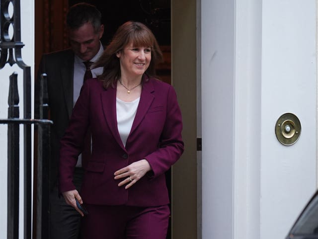 Chancellor Rachel Reeves leaving 11 Downing Street