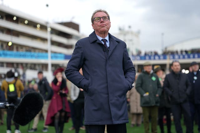 Harry Redknapp was a keen observer at the Cheltenham Festival 