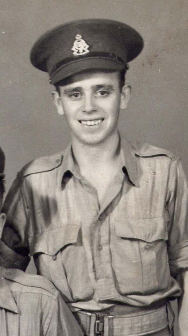 Norman Irwin in army days 