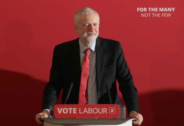 Jeremy Corbyn in Manchester