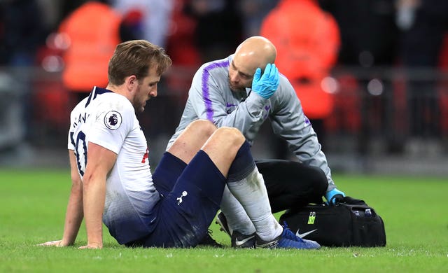 Kane suffered more ankle woe against Manchester United in 2019