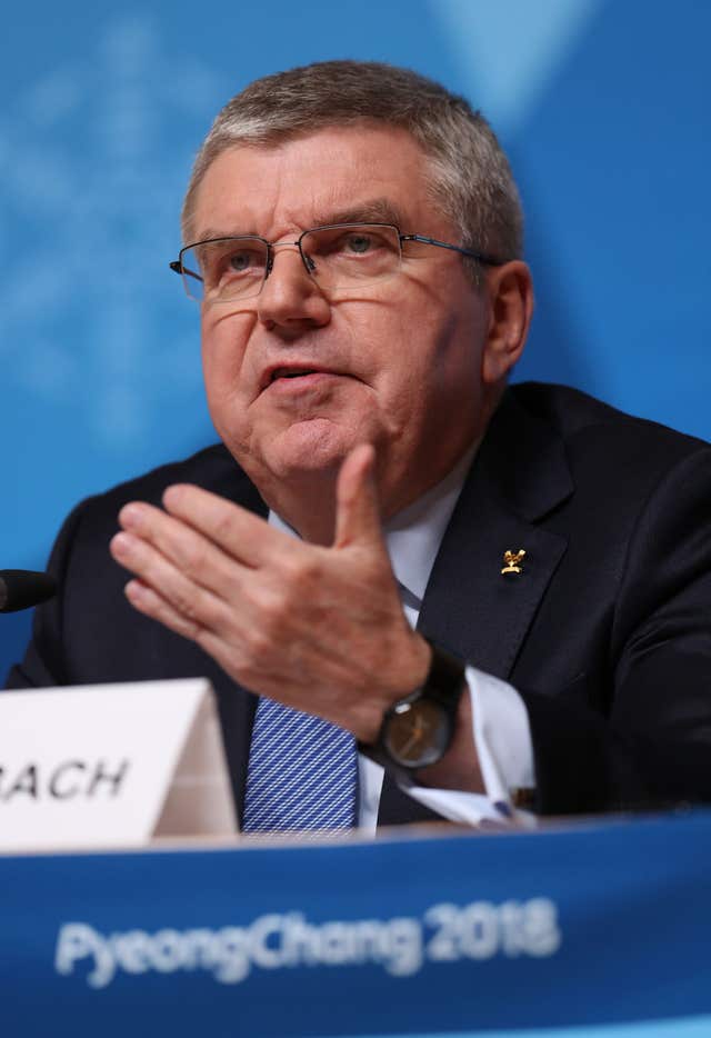 IOC president Thomas Bach said CAS needed urgent reform during a press conference in Pyeongchang ahead of the 2018 Winter Olympic Games 