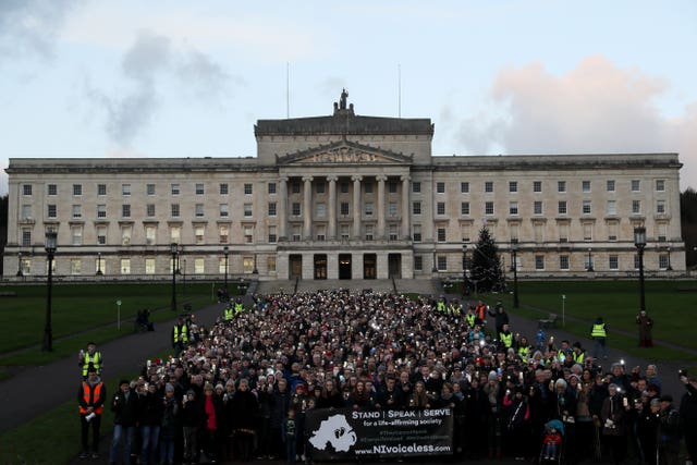 Northern Ireland abortion laws demonstration