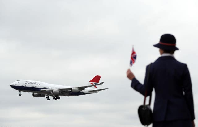 British Airways 747