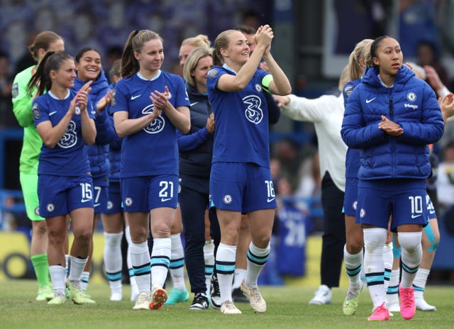 Chelsea can seal a fourth straight WSL title this weekend (Steven Paston/PA)