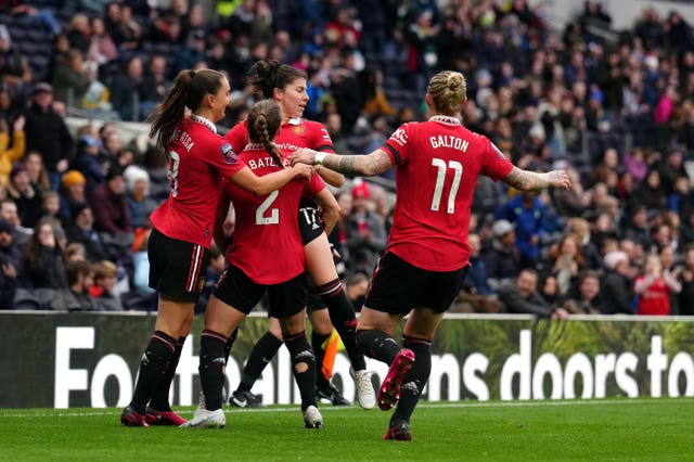 Tottenham Hotspur v Manchester United – Barclays Women’s Super League – Tottenham Hotspur Stadium