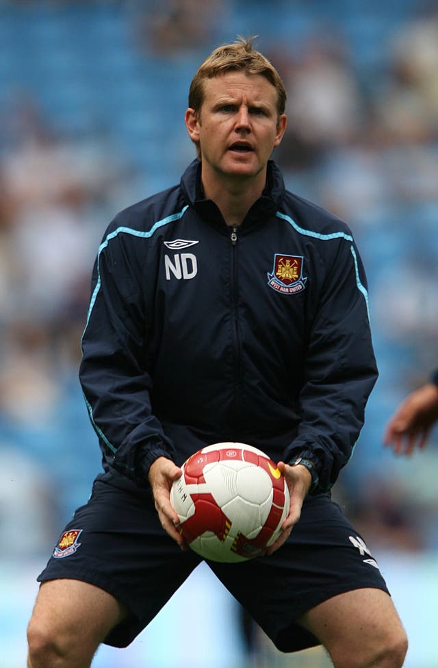 West Ham fitness coach Nick Davies