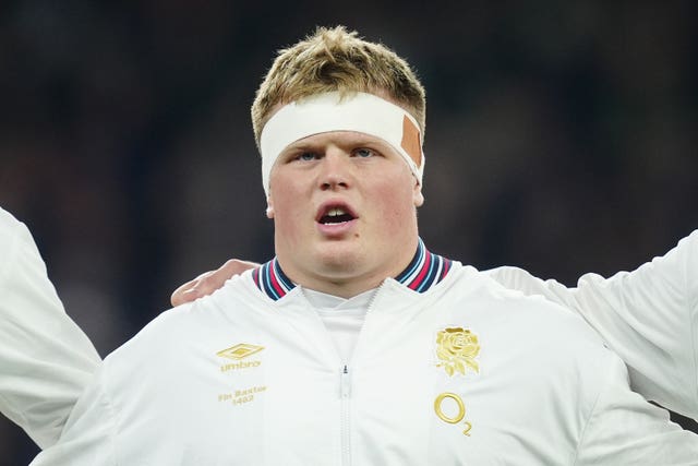 Fin Baxter is England's second choice loosehead at the age of 22