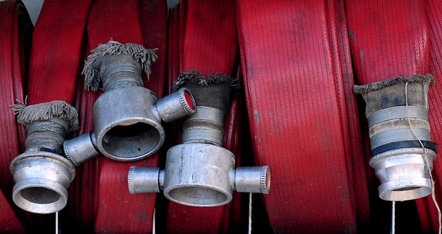 General view of equipment in a fire engine (Rui Vieira/PA)