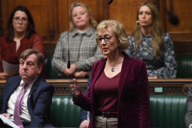 Dame Andrea Leadsom had a tense relationship with John Bercow when she was Commons leader