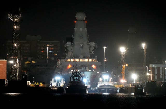HMS Dragon in Portsmouth