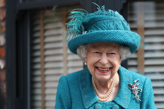 The Queen on Coronation Street (Scott Heppell/PA)
