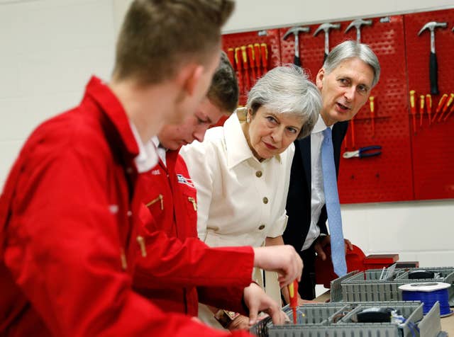 Theresa May and Philip Hammond