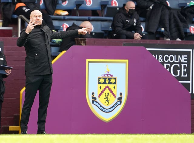 Sean Dyche at Turf Moor