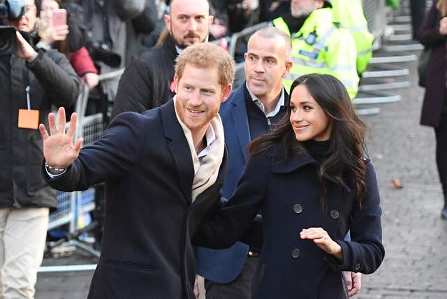 Harry and Meghan in Nottingham