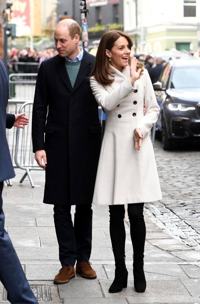 William and Kate at Temple Bar in Dublin
