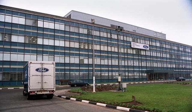 A general view of the Halewood Ford plant on Merseyside