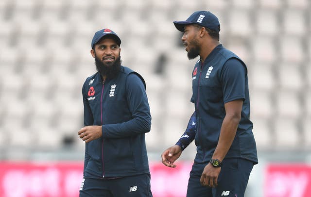 Jordan and Adil Rashid, left, are England's top two leading T20 wicket-takers of all-time (Gareth Copley/PA)