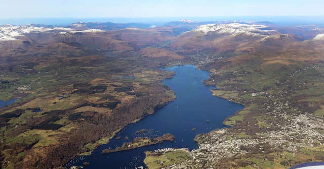 Lake District from the air