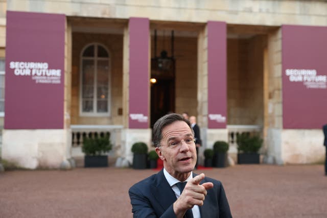 Nato secretary general Mark Rutte