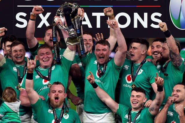 Ireland celebrated Six Nations success