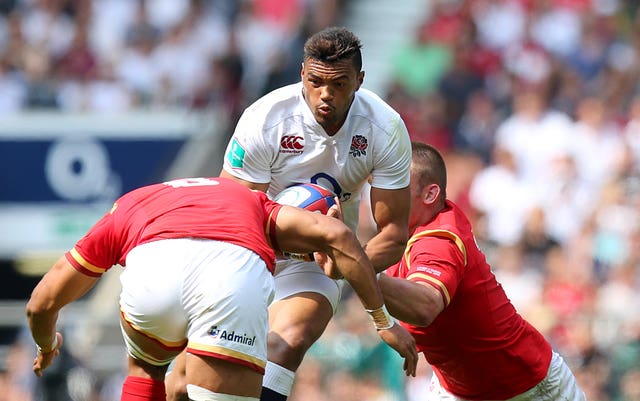 Burrell (centre) has played 15 times for England (Gareth Fuller/PA).